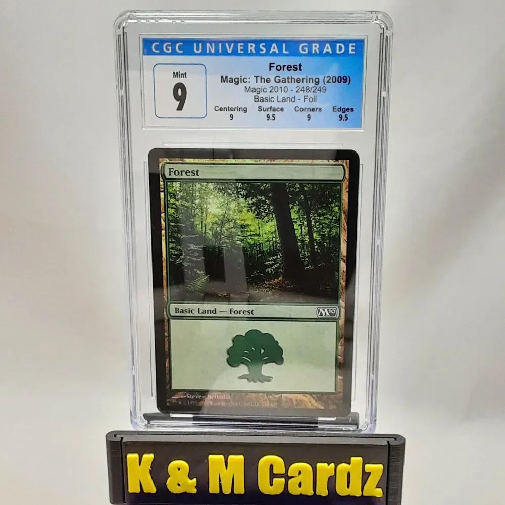 MTG - M10 - Forest - Foil - Graded - CGC 9